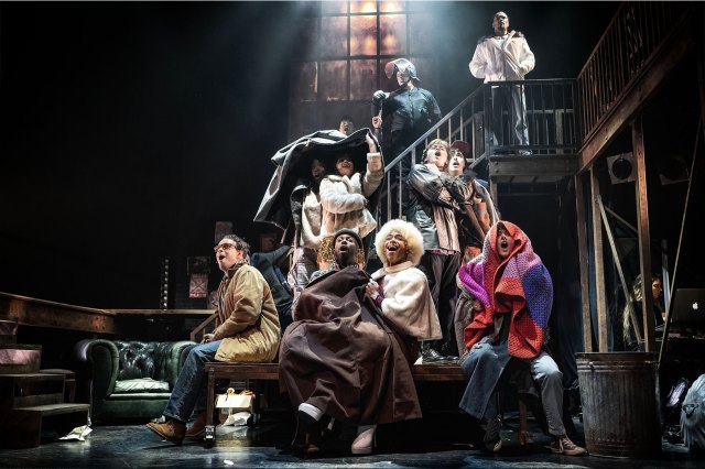 The cast of Rent at New Theatre Peterborough