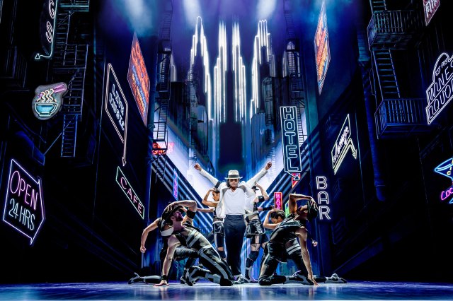Myles Frost and the West End cast of MJ The Musical