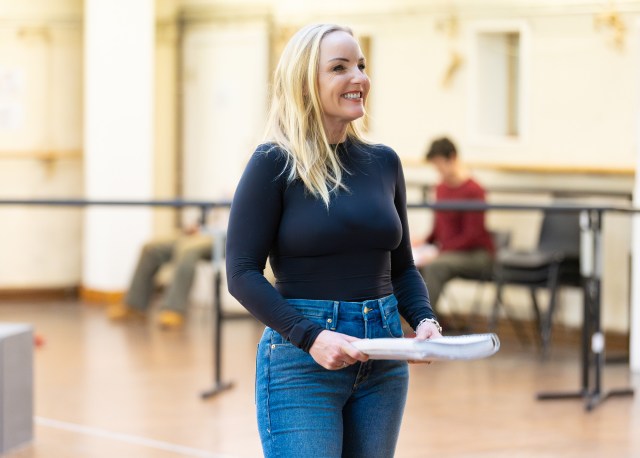 Kerry Ellis, si alors des images de répétition, Savoy Theatre, Credit Victoria Davies (8)