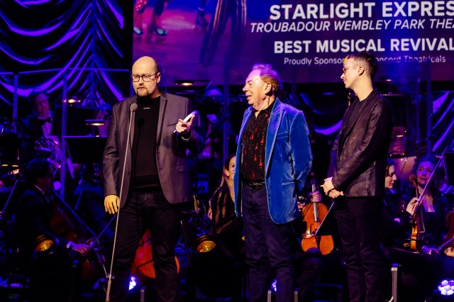 Michael Harrison, Andrew Lloyd Webber et Luke Sheppard, © Danny Kaan