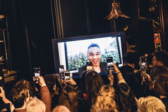 Corbin Bleu à la fête de lancement de Great Gatsby, © Danny Kaan