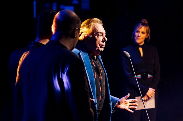 Michael Harrison and Andrew Lloyd Webber, © Becky Le Brun