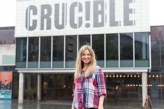 Elizabeth Newman at the Crucible Theatre in Sheffield, © Sam Taylor