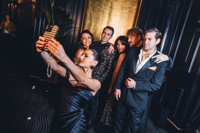 The Great Gatsby cast take a selfie, © Danny Kaan