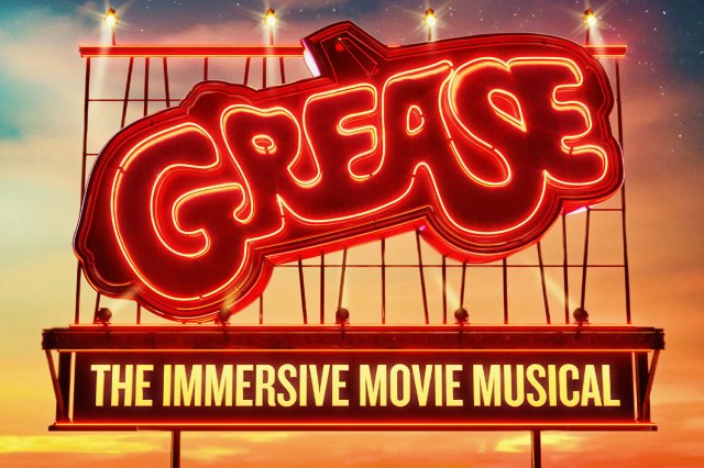 The artwork for Grease: The Immersive Movie Musical, supplied by the production