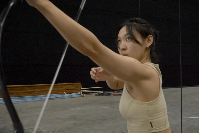 The Hunger Games workshop, taken from the video provided by the production