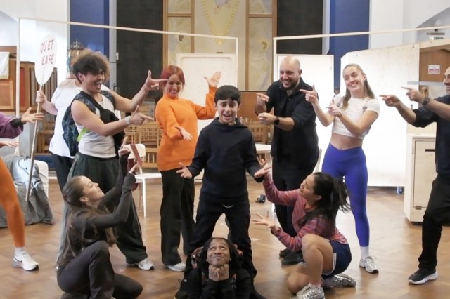 The cast of The Parent Agency, © WhatsOnStage
