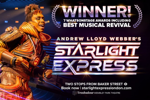 Artwork for Starlight Express, supplied by the production