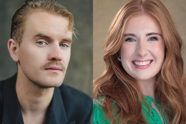 Luke Bayer and Olivia Hallett, headshots supplied by the production