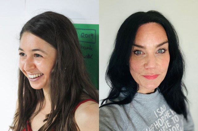 Headshots of Marlie Haco and Chloë Moss