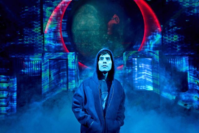 Max Harwood in The Lightning Thief at The Other Palace