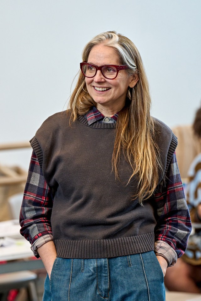 Christine Jones en répétition pour Hamlet Hail au voleur