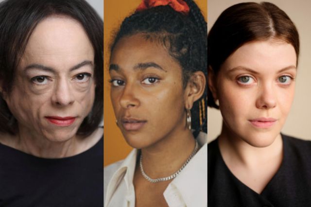 Liz Carr, Fanta Barrie et Georgie Henley