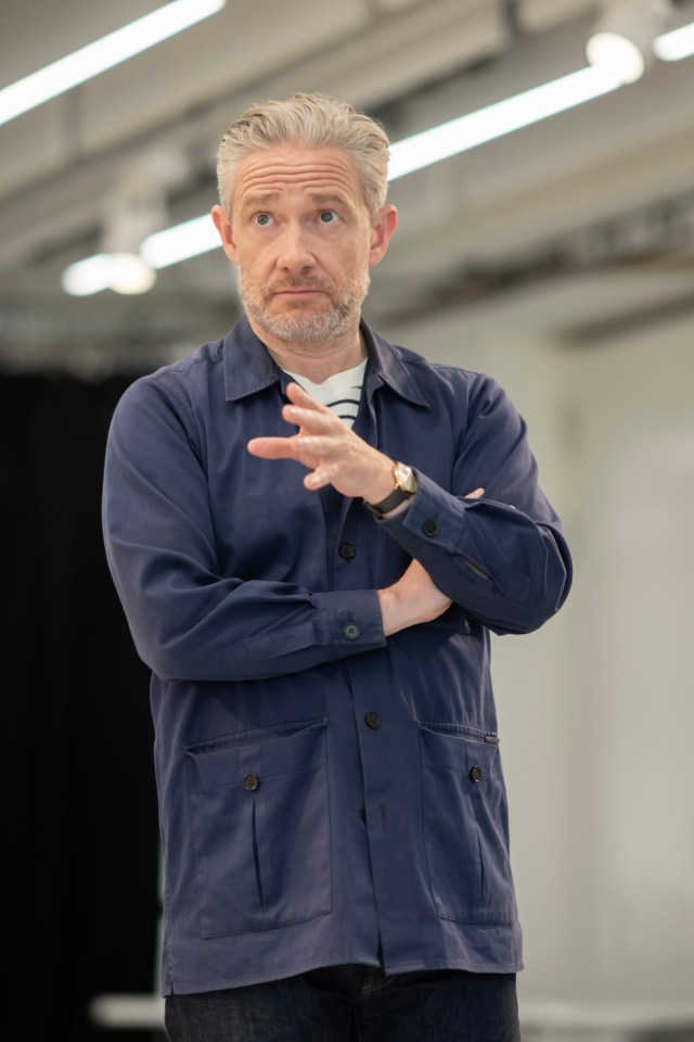 Martin Freeman en répétitions pour la cinquième étape