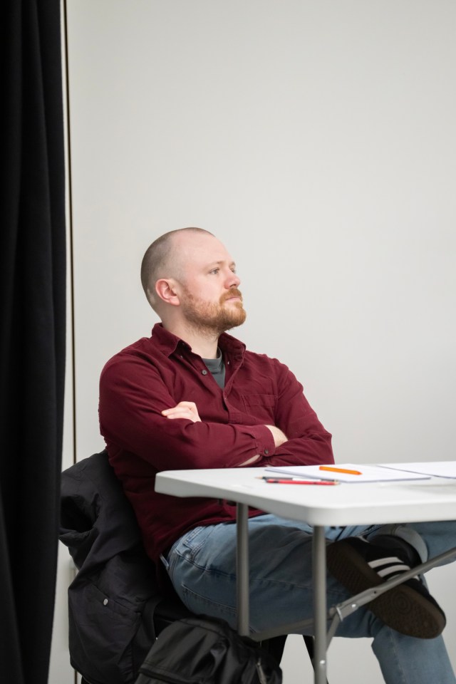 Joseph Ayre en répétitions pour la cinquième étape