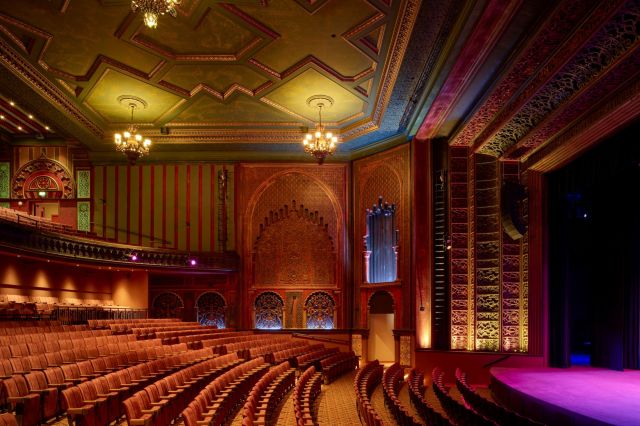Vue latérale de l'auditorium Walthamstow Walthamstow, photo de David Levene