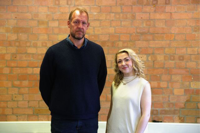 Justin Edwards (Frank), Ellie Clayton (Rita)