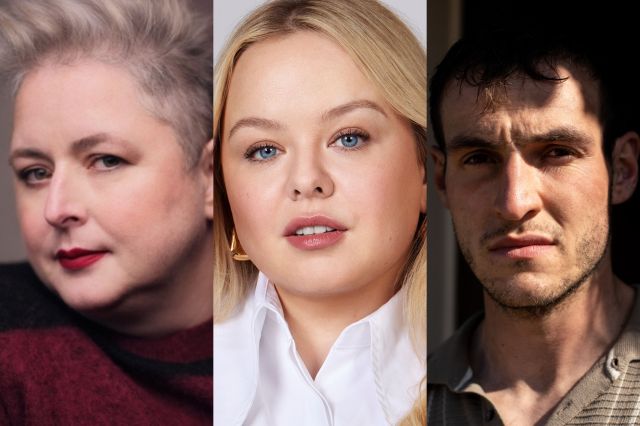 Siobhán McSweeney, Nicola Coughlan, and Éanna Hardwicke