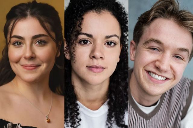 Dora Gee, Courtney Stapleton et Gabriel Hinchcliffe (photo de Yellow Belly)