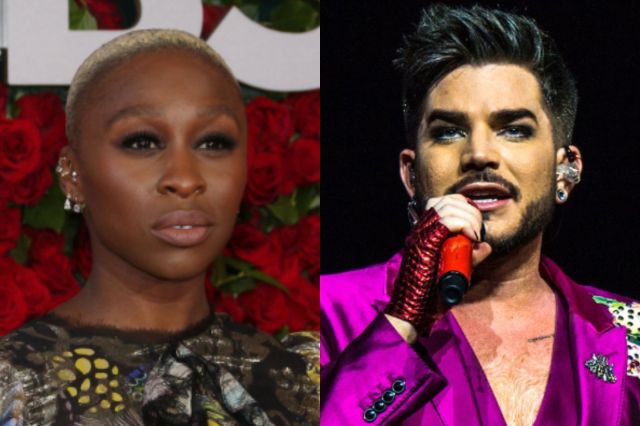 Cynthia Erivo and Adam Lambert