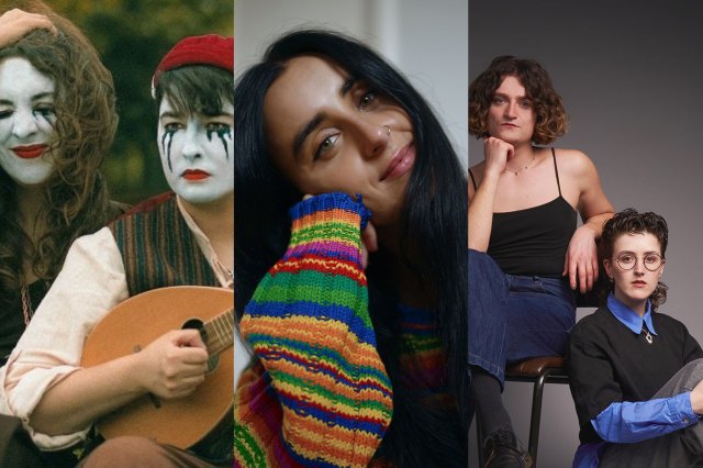 Sh!t Theatre, Maimuna Memon and Marlow and Moss, all photos supplied to news desks by Francesca Moody Productions