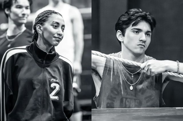 Bella Brown et Diego Andres Rodriguez en répétitions pour Evita, Marc Brenner