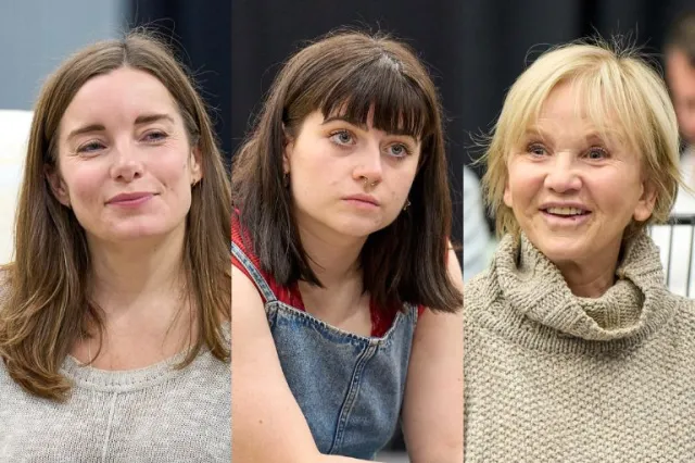 Rebecca Trehearn, Katie Cailean and Lisa Maxwell,