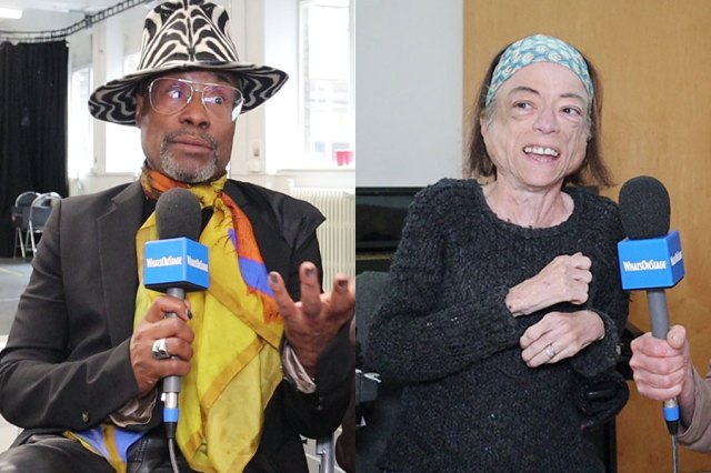 Billy Porter and Lizz Carr in interviews with WhatsOnStage