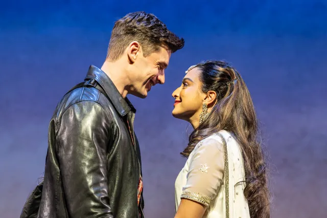 An actor and an actress gaze into each other