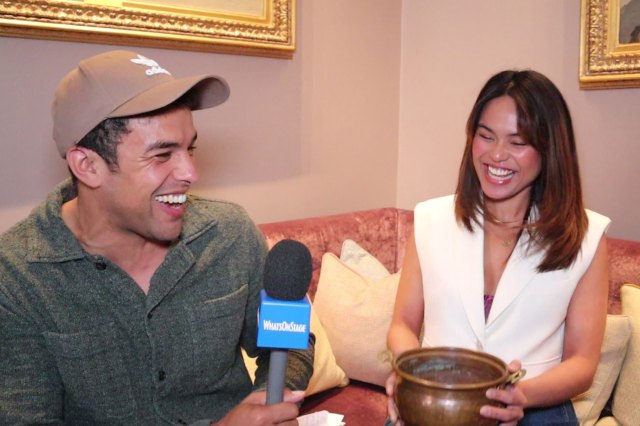 Actors Luke Brady and Mae Ann Jorolan in an interview with WhatsOnStage