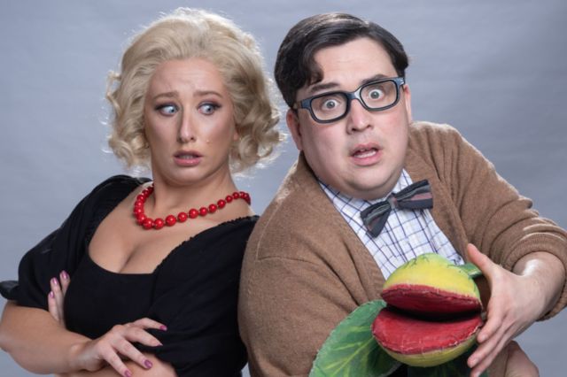 The cast of Little Shop of Horrors, (1)