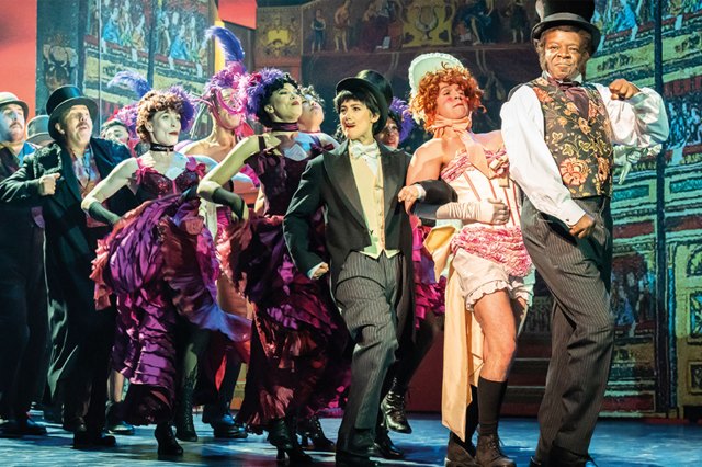 Stephen K Amos and the cast of My Fair Lady