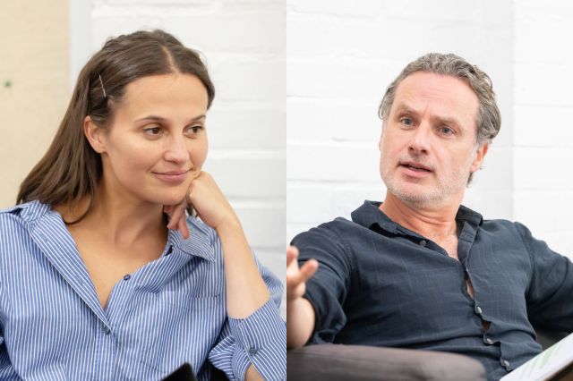Alicia Vikander et Andrew Lincoln