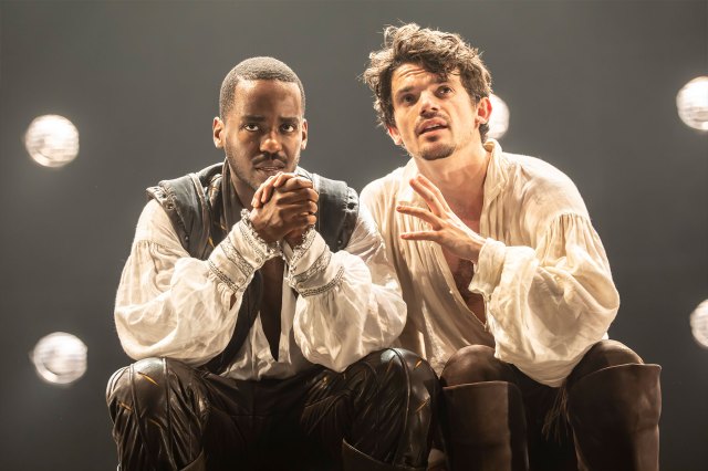 Ncuti Gatwa and Edward Bluemel in Born With Teeth