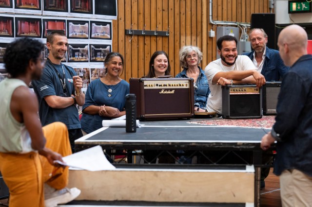 Le casting en répétitions pour Hamlet au National Theatre. (c) Sam Taylor 97