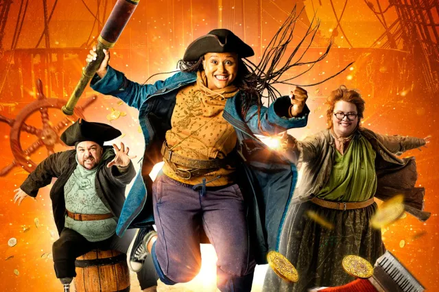 Colin Leggo, Adryne Caulder James and Jayde Adams for Treasure Island,
