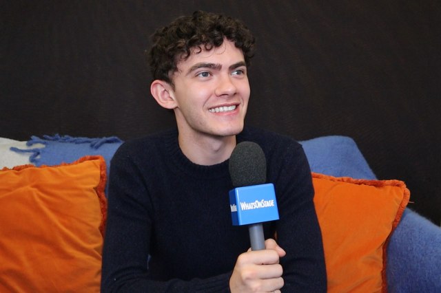 Joe Locke in an interview with WhatsOnStage