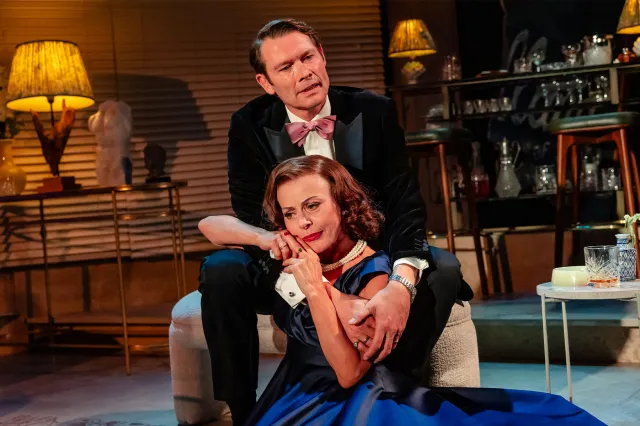 John Partridge and Tracie Bennett in The Code