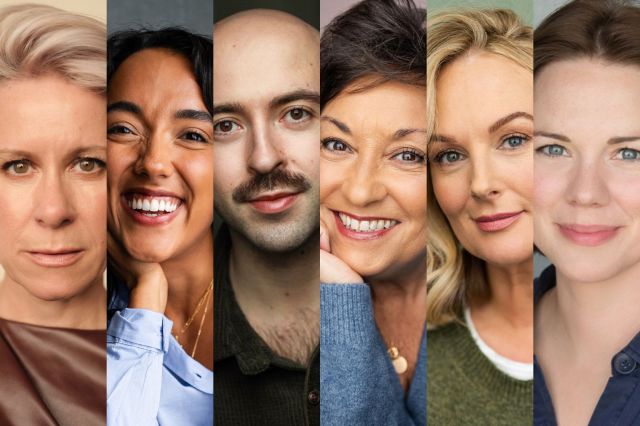The cast of Acorn Antiques