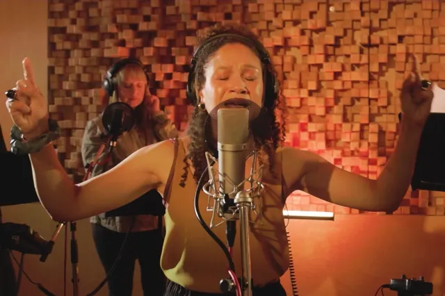 A still from the video