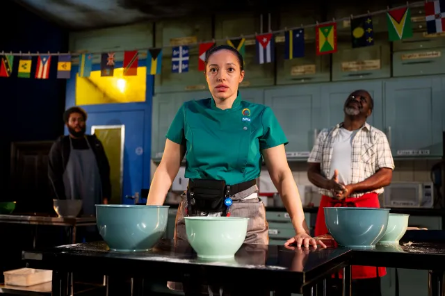 Corey Weekes, Aimee Powell and David Webber in After Sunday