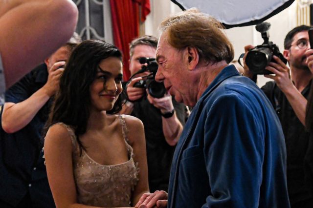 Rachel Zegler and Andrew Lloyd Webber