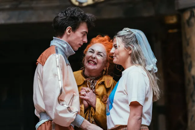 Kasper Hilton-Hille, Samantha Spiro and Charlotte O