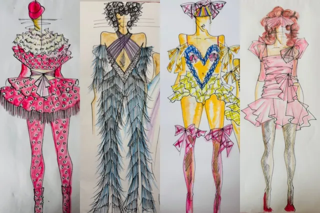 Croquis de conception, fournis par Vicky Gill