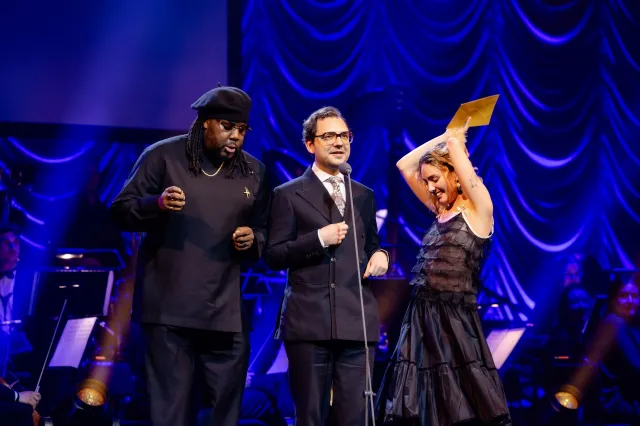 Hammed Animashaun, Annabel Marlow et George Fouracres