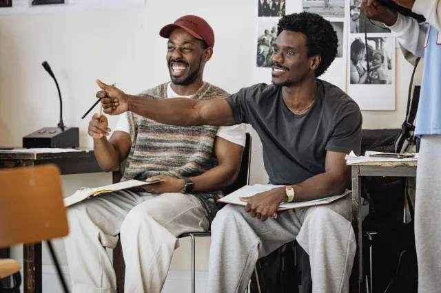 Khalid Daley et Michael Ahomka-Lindsay en répétitions pour Choir Boy