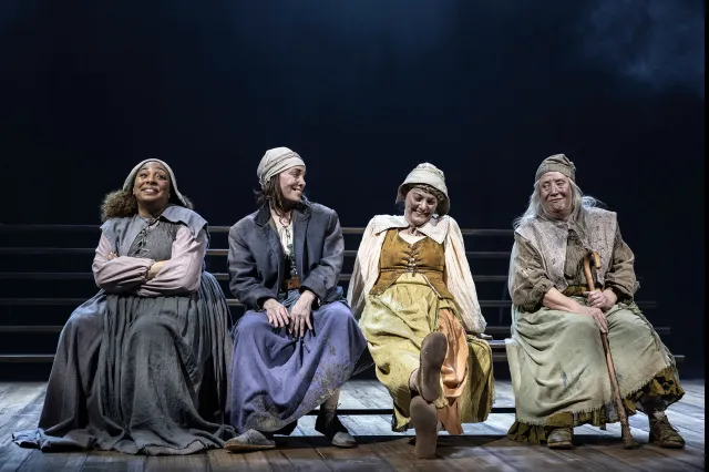 Mia Jerome, Gina Isaac, Maria Louis and Fiona Branson in The Manningtree Witches