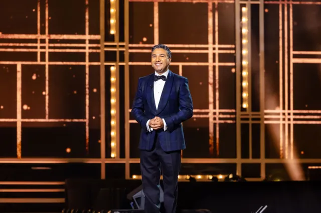 Nick Mohammed aux Olivier Awards, photo de Danny Kaan