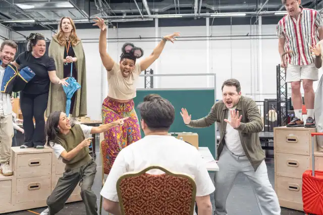 SAM LUPTON, HAYLEY TAMADDON, LUCCA CHADWICK PATEL, SAMUEL HOLMES, ADAM COLBECK DUNN, HANNAH NUTTALL, ROSIE STROBEL, ALTHEA BUREY CREIT MARC BRENNER