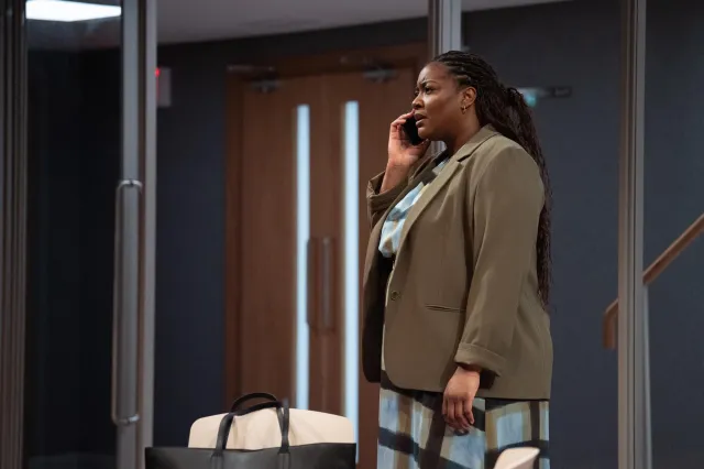 Rochelle Rose dans l'entrepôt MASS Donmar photo de Richard Hubert Smith